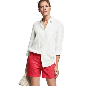 Tommy Hilfiger Retro Stretch High Rise Y2K Red Cotton Denim Jean 3.5" Shorts 10